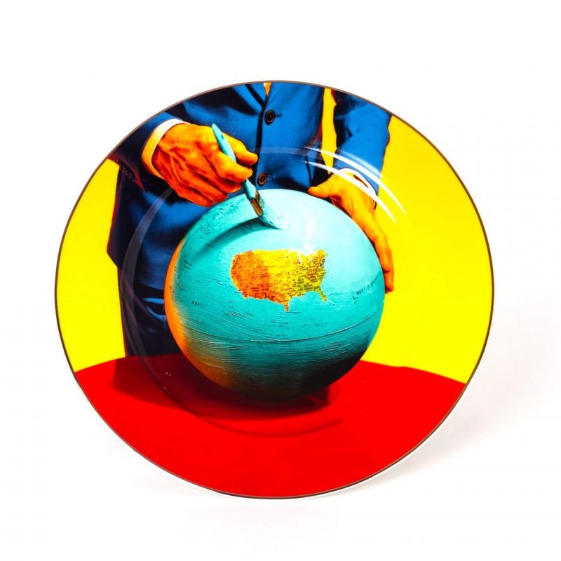 Тарелка Globe Seletti Toiletpaper Porcelain 16916 в Санкт-Петербурге