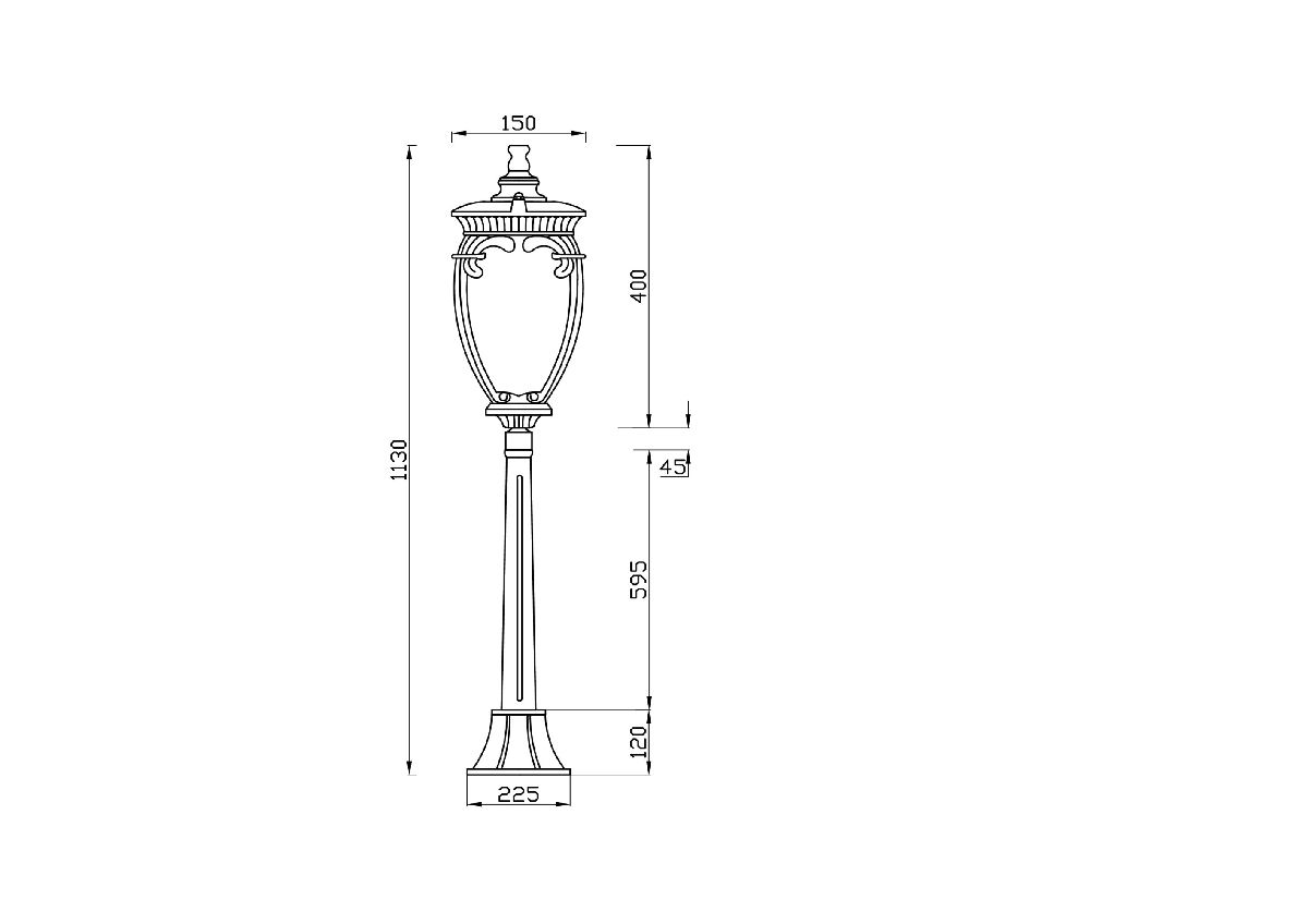 Ландшафтный светильник Maytoni Fleur O414FL-01BZ1 в Санкт-Петербурге