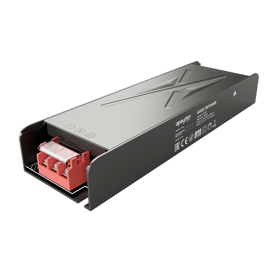 Блок питания Apeyron 24В 300Вт 186-264В 125А IP20 03-264 в Санкт-Петербурге