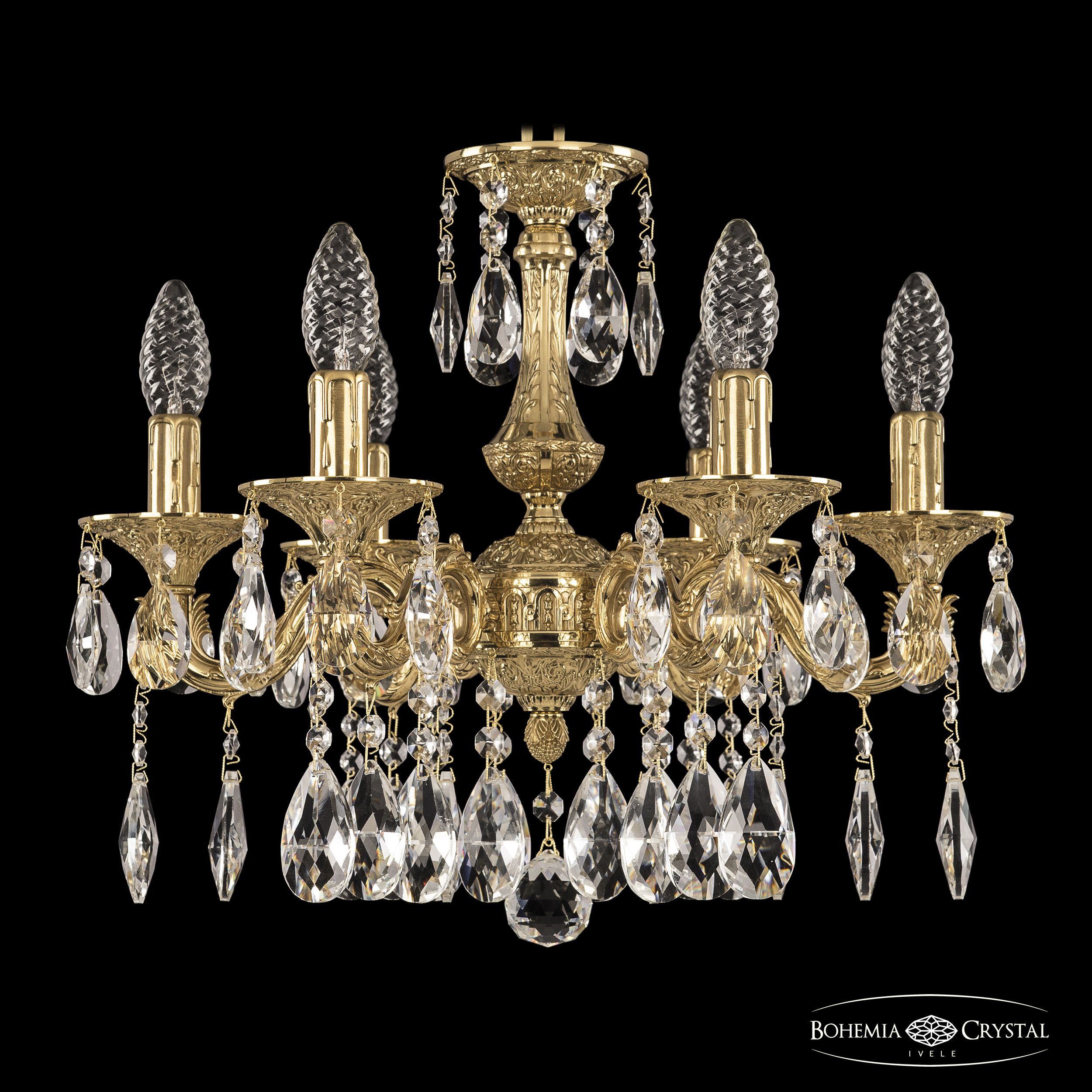 Подвесная люстра Bohemia Ivele Crystal Florence 71101/6/125 A G в Санкт-Петербурге