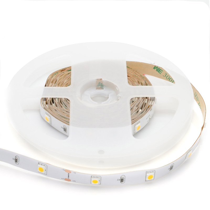 Комплект светодиодной ленты Apeyron 12В 7.2Вт/м smd 5050 30 д/м IP20 5м 3000K (блок, коннектор) 10-41 в Санкт-Петербурге