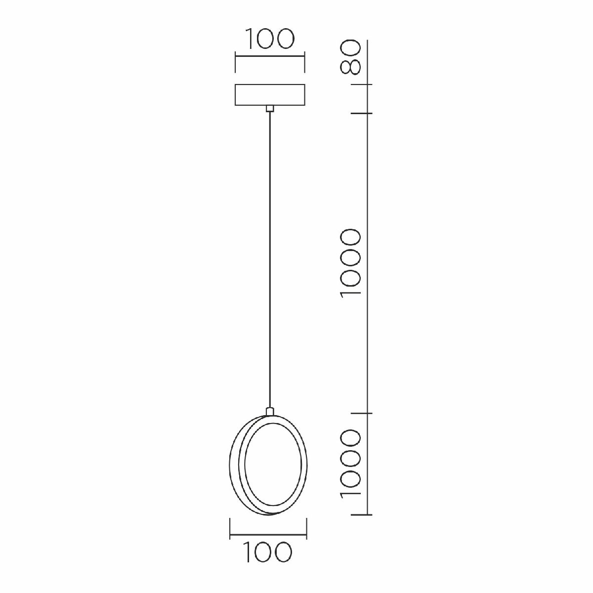 Подвесной светильник LED4U L7108-150 СR в Санкт-Петербурге