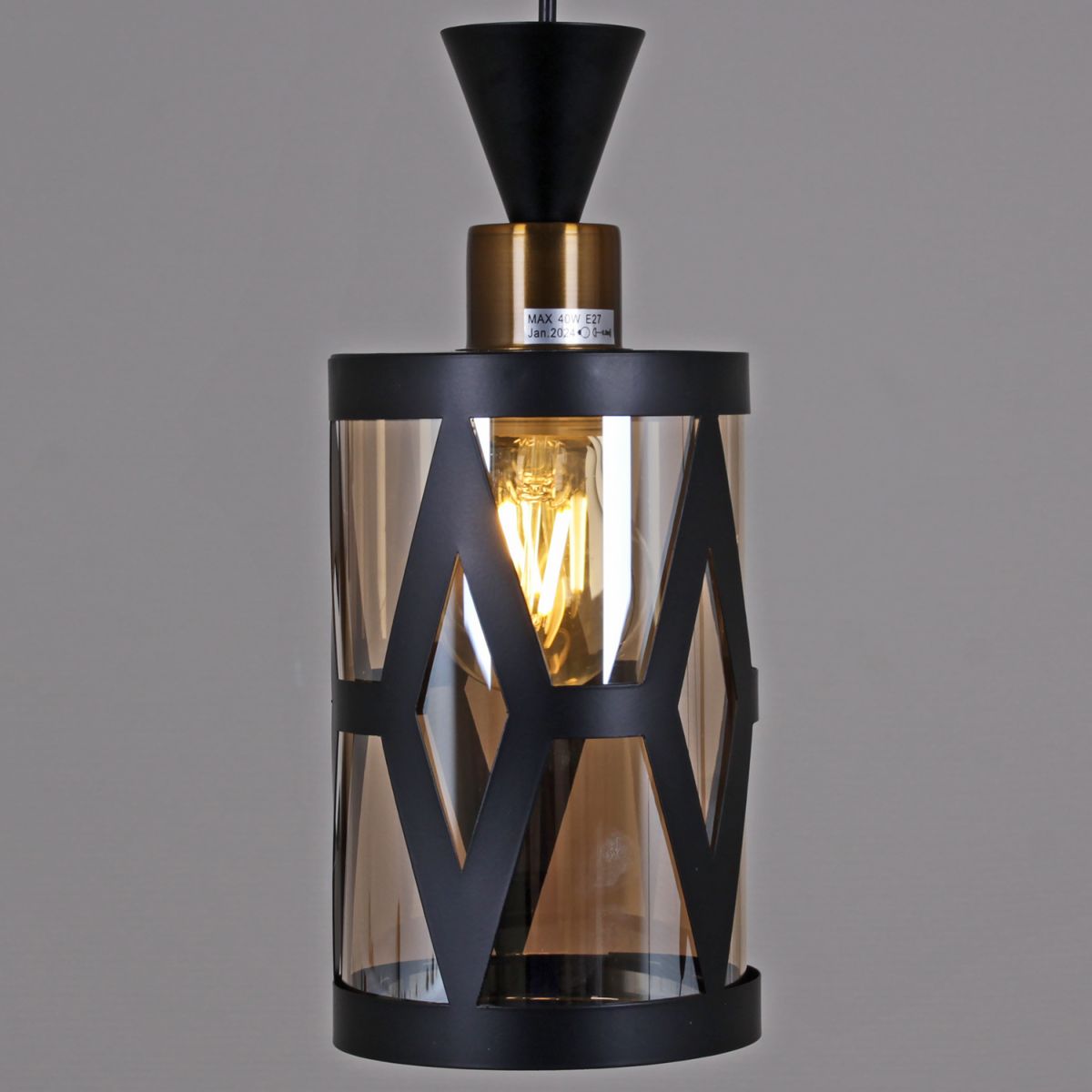 Подвесной светильник цилиндрический Reluce 11181-0.9-03 BK УЦ в Санкт-Петербурге