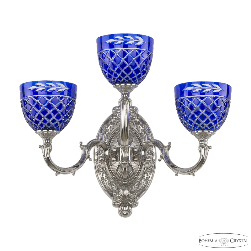 Бра Bohemia Ivele Crystal Verona 7214B12/2+1/210 Ni P1 U Clear-Blue/H-1J в Санкт-Петербурге