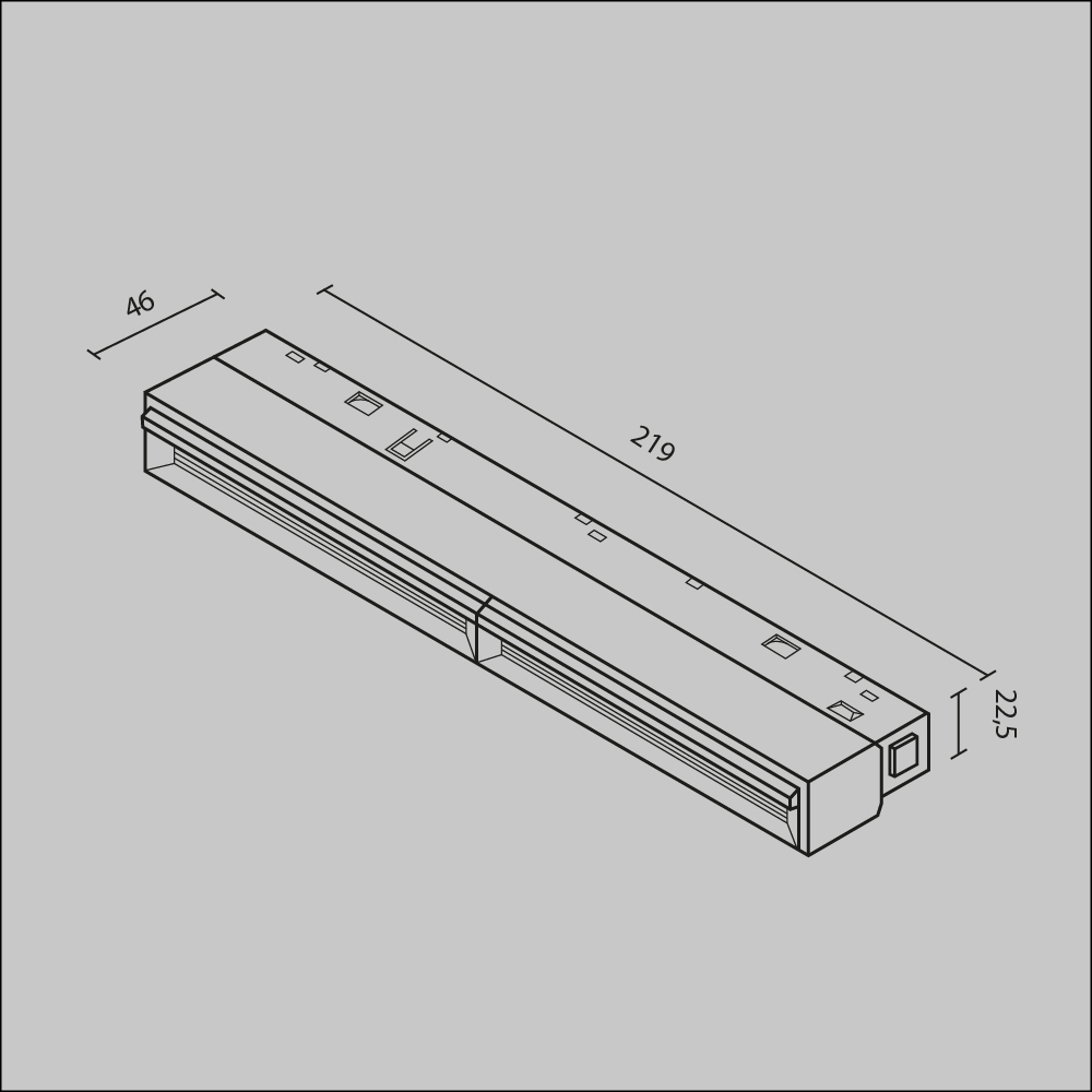 Трековый магнитный светильник Maytoni Parete TR106-4-12W-DS-B в Санкт-Петербурге
