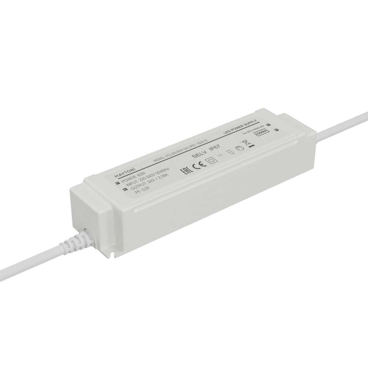 Источник напряжения Maytoni Led Strip PSL026 24В 60Вт IP67 822018 в Санкт-Петербурге