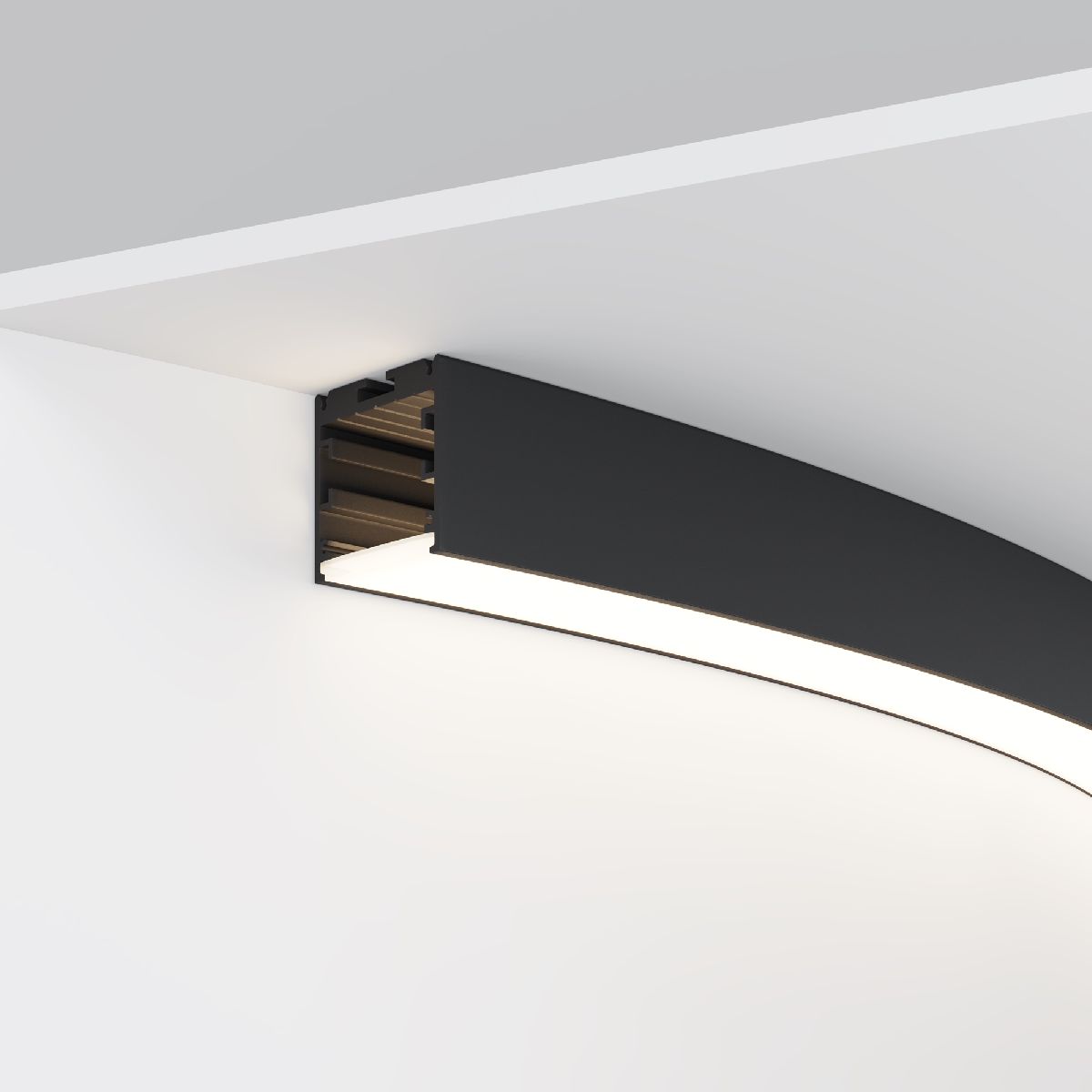 Радиусный профиль Maytoni Led strip ALM-3535R-B-D-45°-1.5M в Санкт-Петербурге