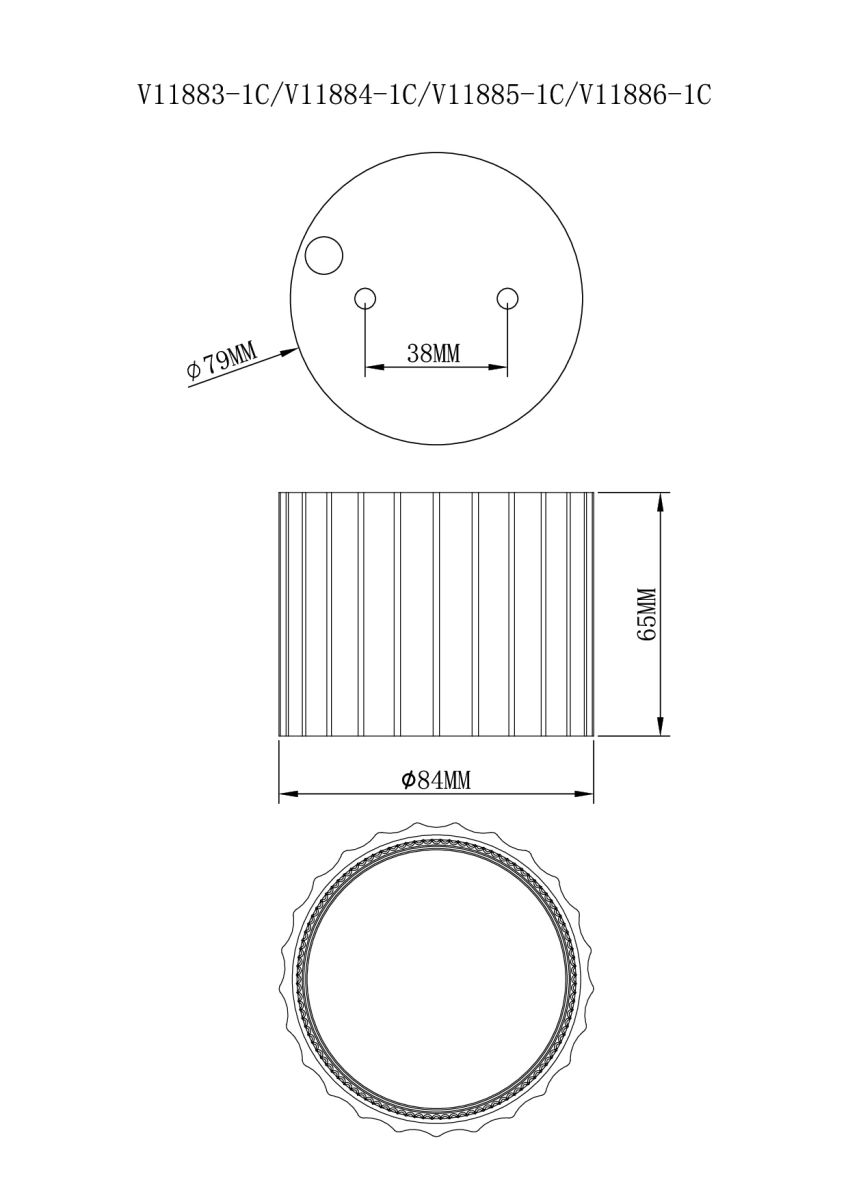 Точечный светильник Moderli Cora V11884-1C в #REGION_NAME_DECLINE_PP#