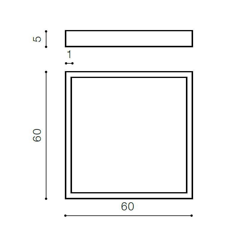 Накладная рамка для светильника Azzardo Panel frame AZ1314 в Санкт-Петербурге