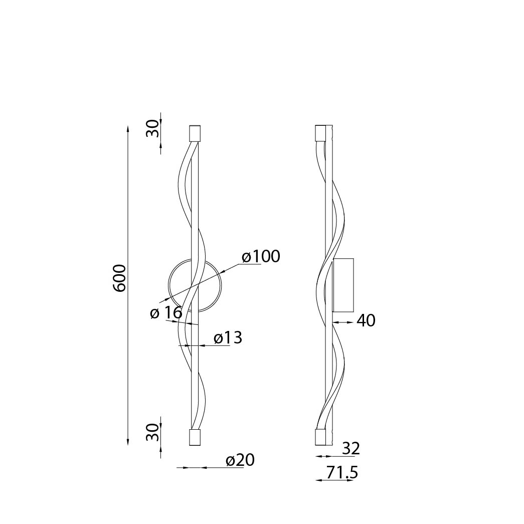 Бра Mantra Fugaz 9551 в Санкт-Петербурге