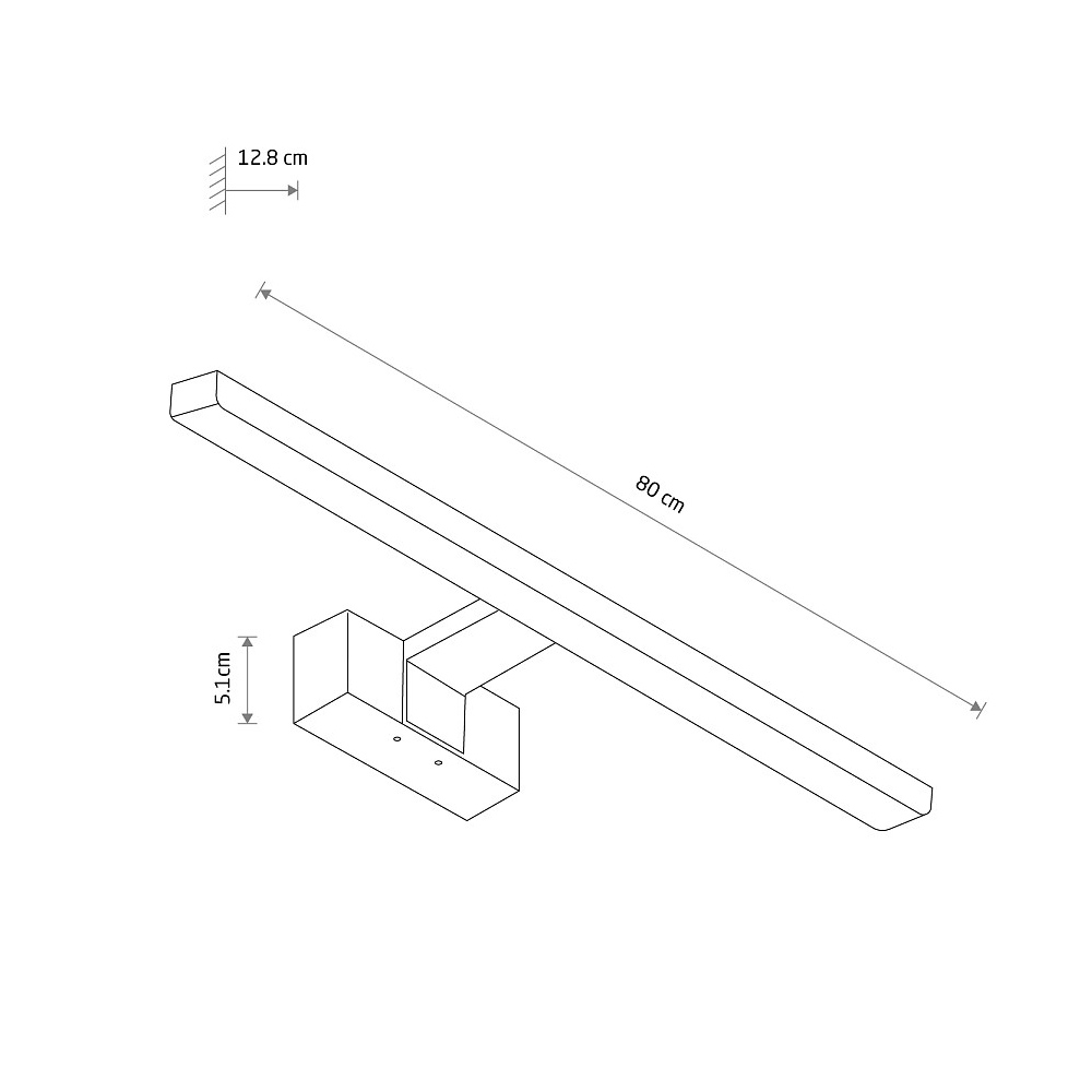 Подсветка для зеркал Nowodvorski Cezanne Led L White 10685 в Санкт-Петербурге