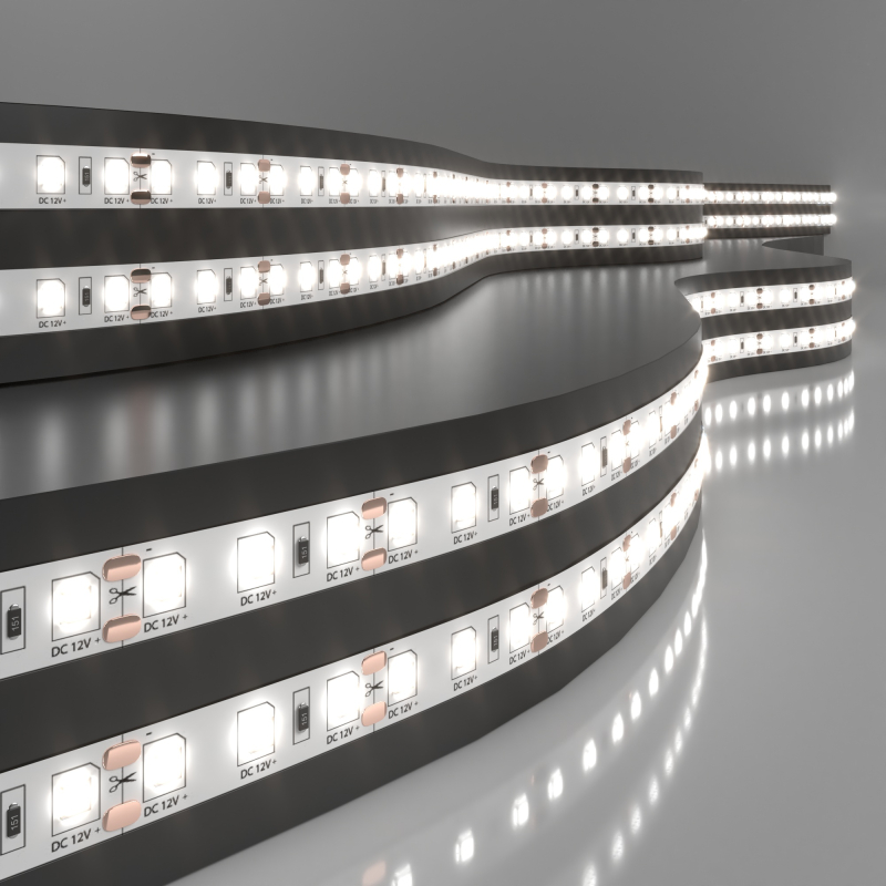 Светодиодная лента Elektrostandard 12V 9,6W 120Led 2835 IP20 дневной белый, 5м 4690389135897 в Санкт-Петербурге