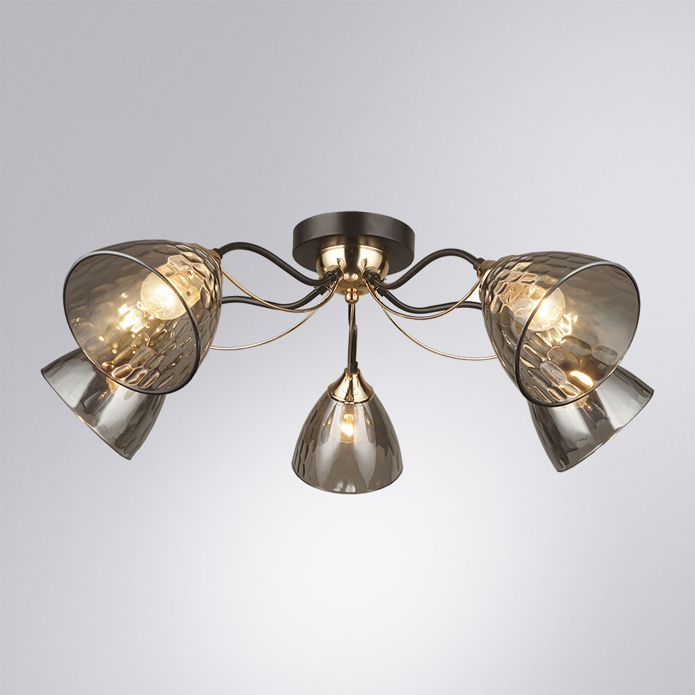 Потолочная люстра Arte Lamp Lily A4366PL-5BK в Санкт-Петербурге