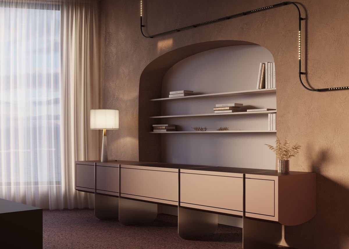 Трековый светильник Maytoni Points C101CL-L500-12W3-6K-B в Санкт-Петербурге