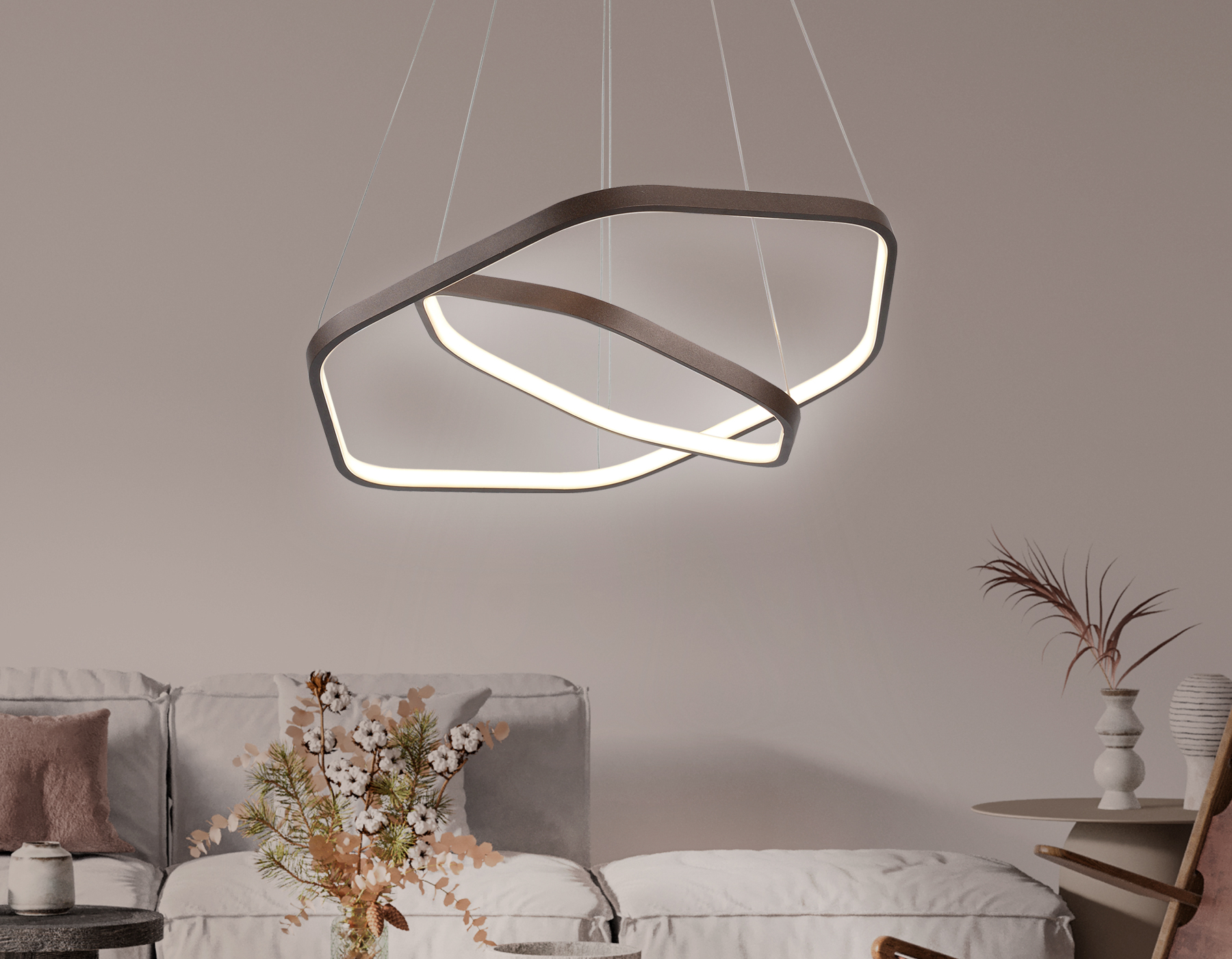 Подвесной светодиодный светильник Ambrella Light Comfort FL361 в Санкт-Петербурге