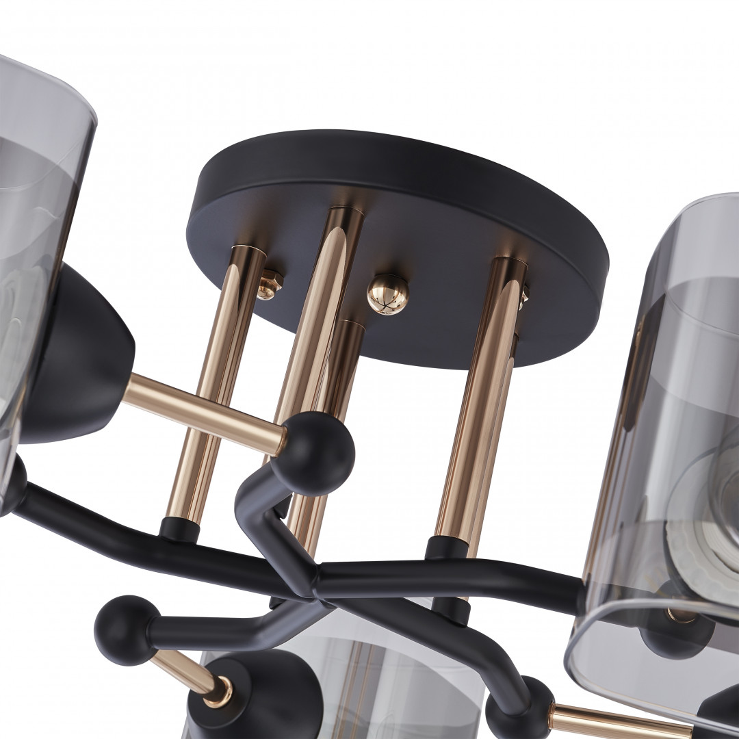 Потолочная люстра Arte Milano Amalfi 324308/3 BK+FG в #REGION_NAME_DECLINE_PP#
