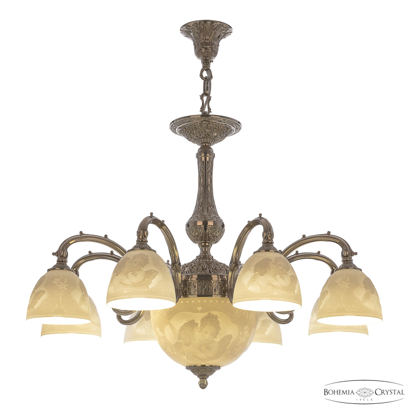 Подвесная люстра Bohemia Ivele Crystal Verona 72109P/8/210 Ni P1 D Angel в Санкт-Петербурге