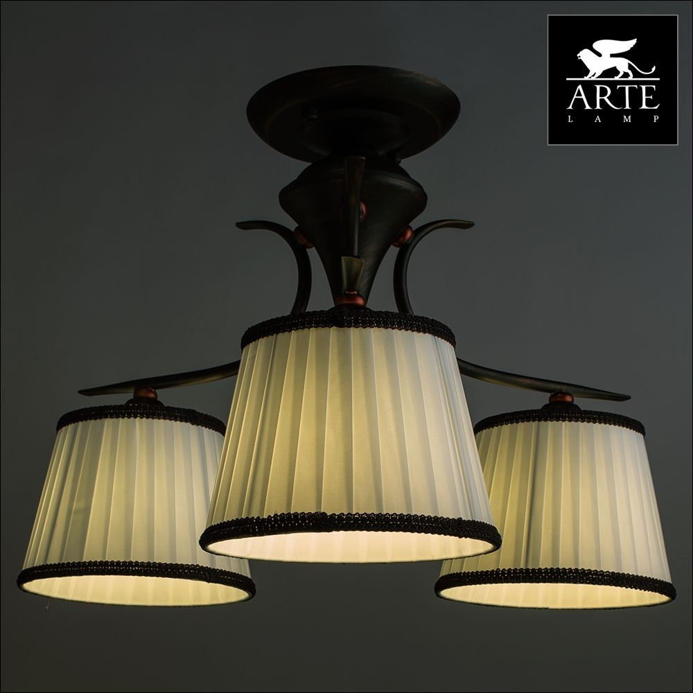 Потолочная люстра Arte Lamp Irene A5133PL-3BR в Санкт-Петербурге