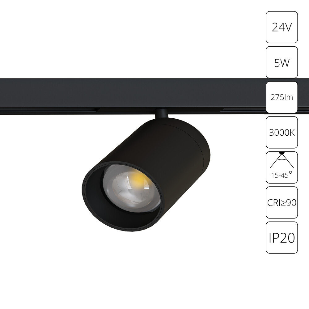 Трековый магнитный светильник Arte Lamp Presto A6328PL-1BK в Санкт-Петербурге
