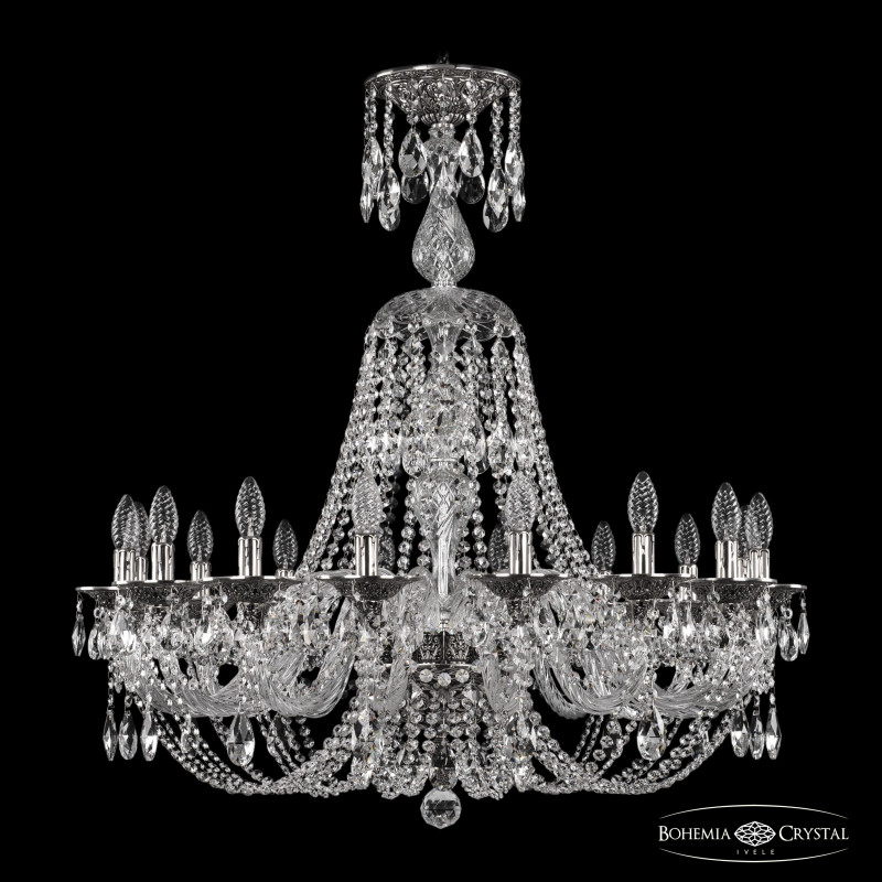 Подвесная люстра Bohemia Ivele Crystal 16106/16/300/XL-95 NB в Санкт-Петербурге