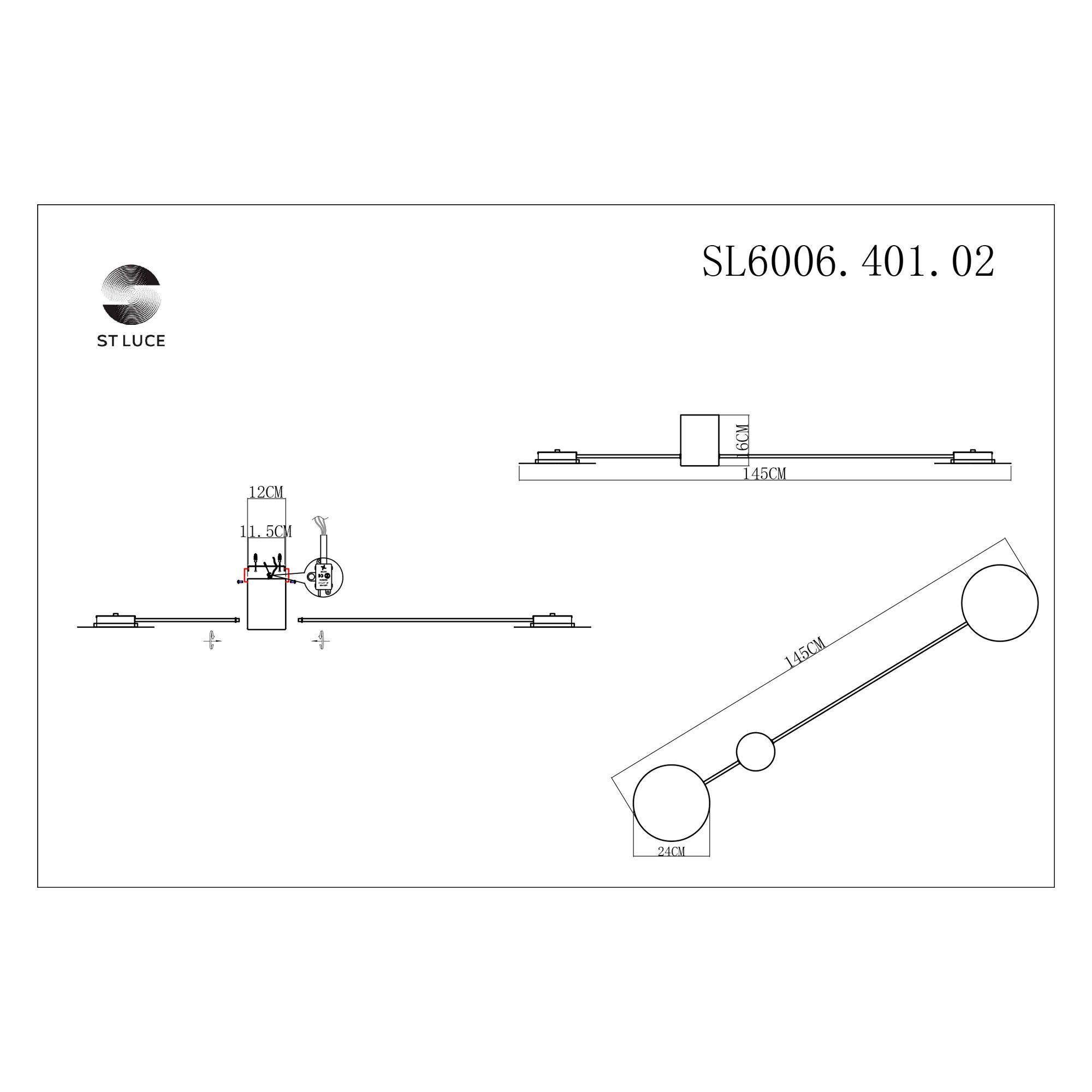 Настенный светильник ST Luce Tondo SL6006.401.02 в #REGION_NAME_DECLINE_PP#