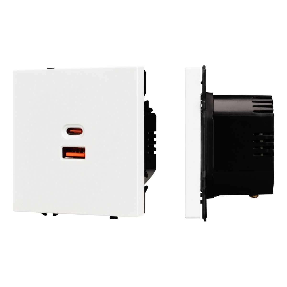 USB Розетка тип A+C софт-тач белый кварц Arlight SCT-MUAC-SFPL-FC-WH (65W, QC3) 054316(1) в #REGION_NAME_DECLINE_PP#