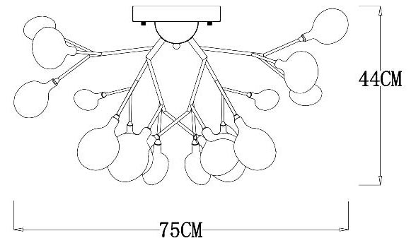 Потолочная люстра ARTE Lamp A7274PL-27WH в Санкт-Петербурге