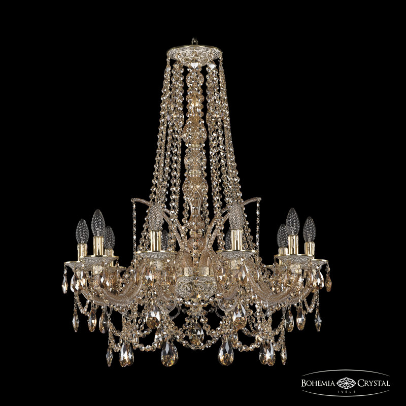 Подвесная люстра Bohemia Ivele Crystal 16111/10/240/h-80 GW M721 в Санкт-Петербурге