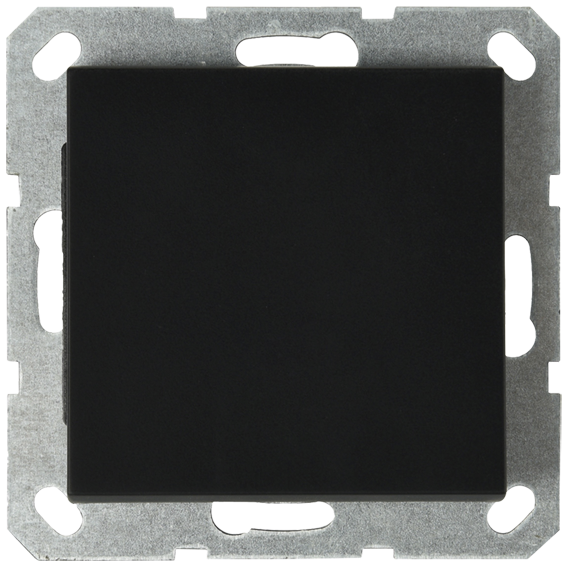 Звонковый механизм Jasmart в комплекте с накладкой 10A 250V черный матовый (soft touch) G3010PB в #REGION_NAME_DECLINE_PP#