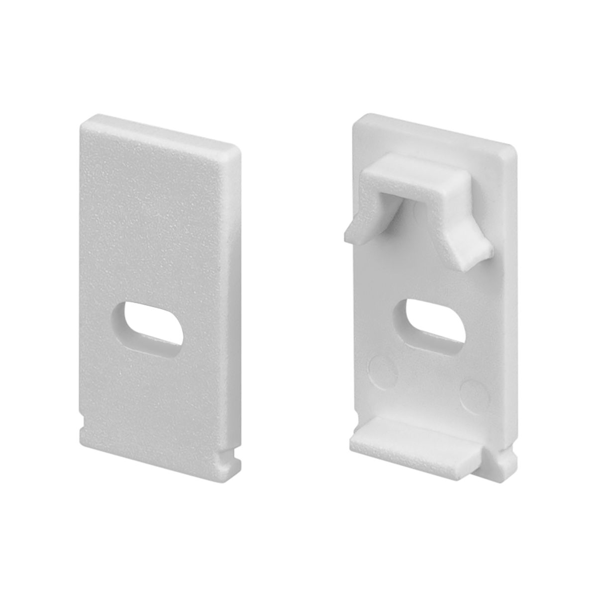 Заглушка 2шт Arlight LINE-1019 SILVER с отверстием (Пластик) 060436 в Санкт-Петербурге