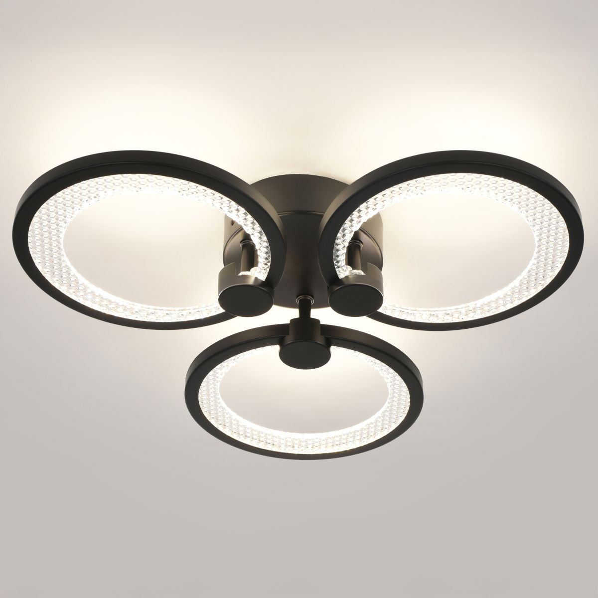 Потолочный светильник Эра Модерн Odry CLL-1-46W 3K-6,5K RC BK в Санкт-Петербурге