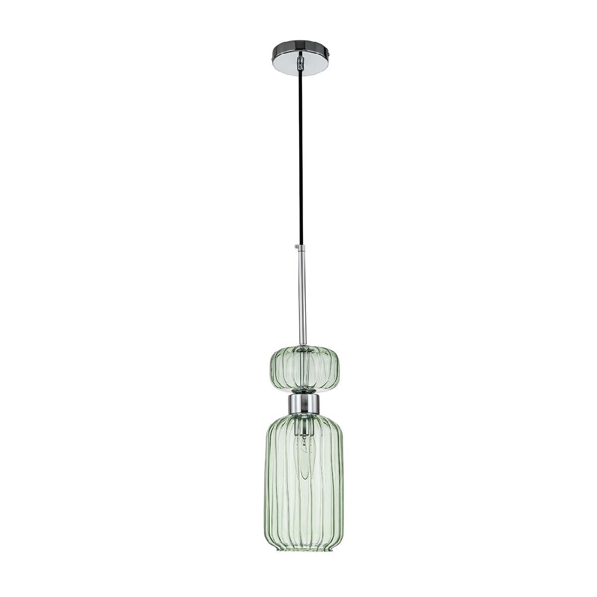 Подвесной светильник Escada Gloss 1141/1S Chrome/Green УЦ в Санкт-Петербурге