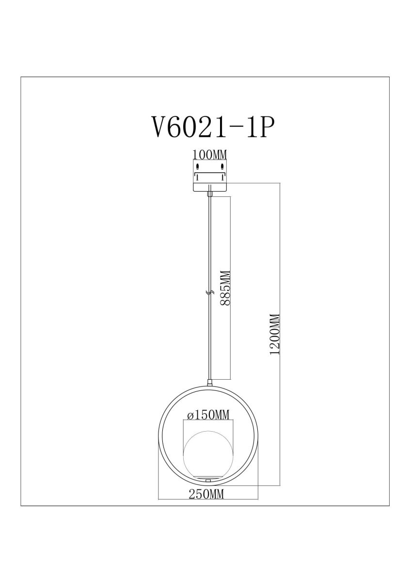 Подвесной светильник Moderli Barocco V11578-1P в Санкт-Петербурге