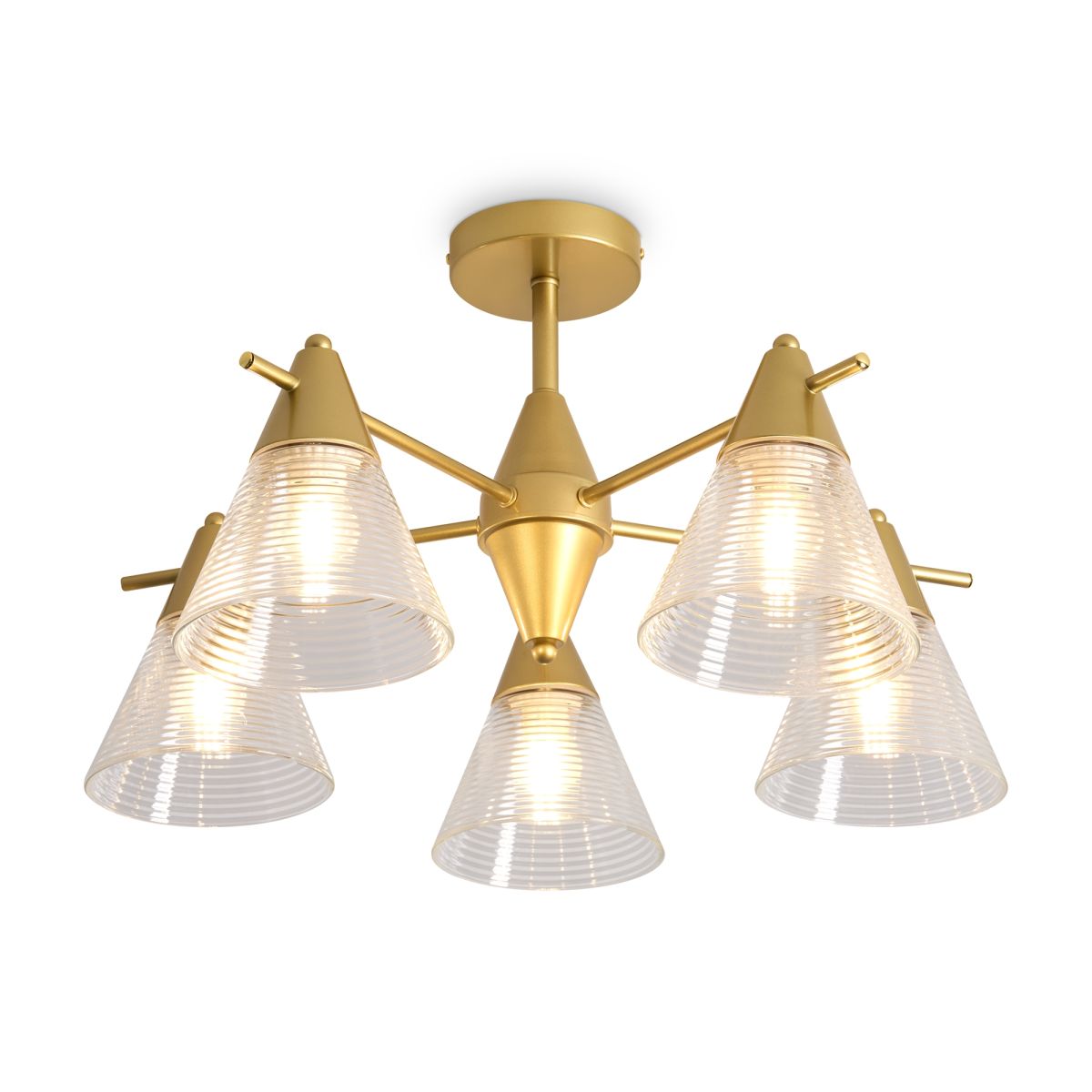 Люстра на штанге Freya Blissa FR5588CL-05BZ в Санкт-Петербурге