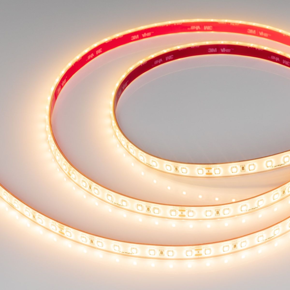 Светодиодная герметичная лента Arlight RTW-PS-A80-12mm 24V Warm2400 (4.8 W/m, IP67, TWP100, 5m) 053506 в Санкт-Петербурге