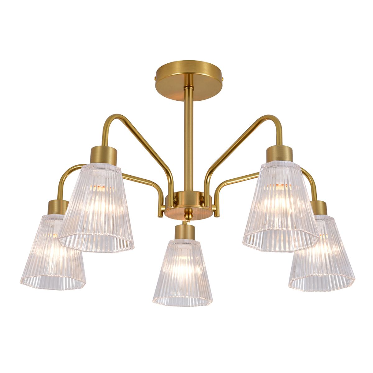 Люстра на штанге Escada Berzelia 150001/5R Copper ES0000028 в Санкт-Петербурге