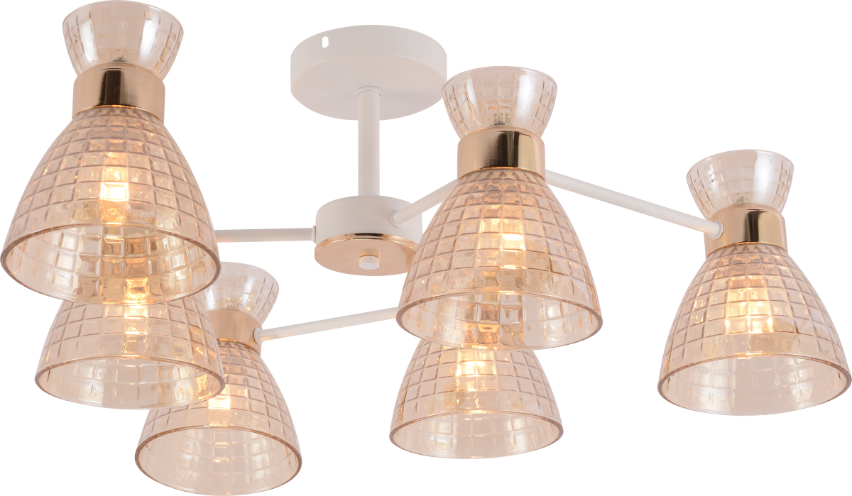 Люстра на штанге Rivoli Frances 9182-306 Б0069941 в #REGION_NAME_DECLINE_PP#