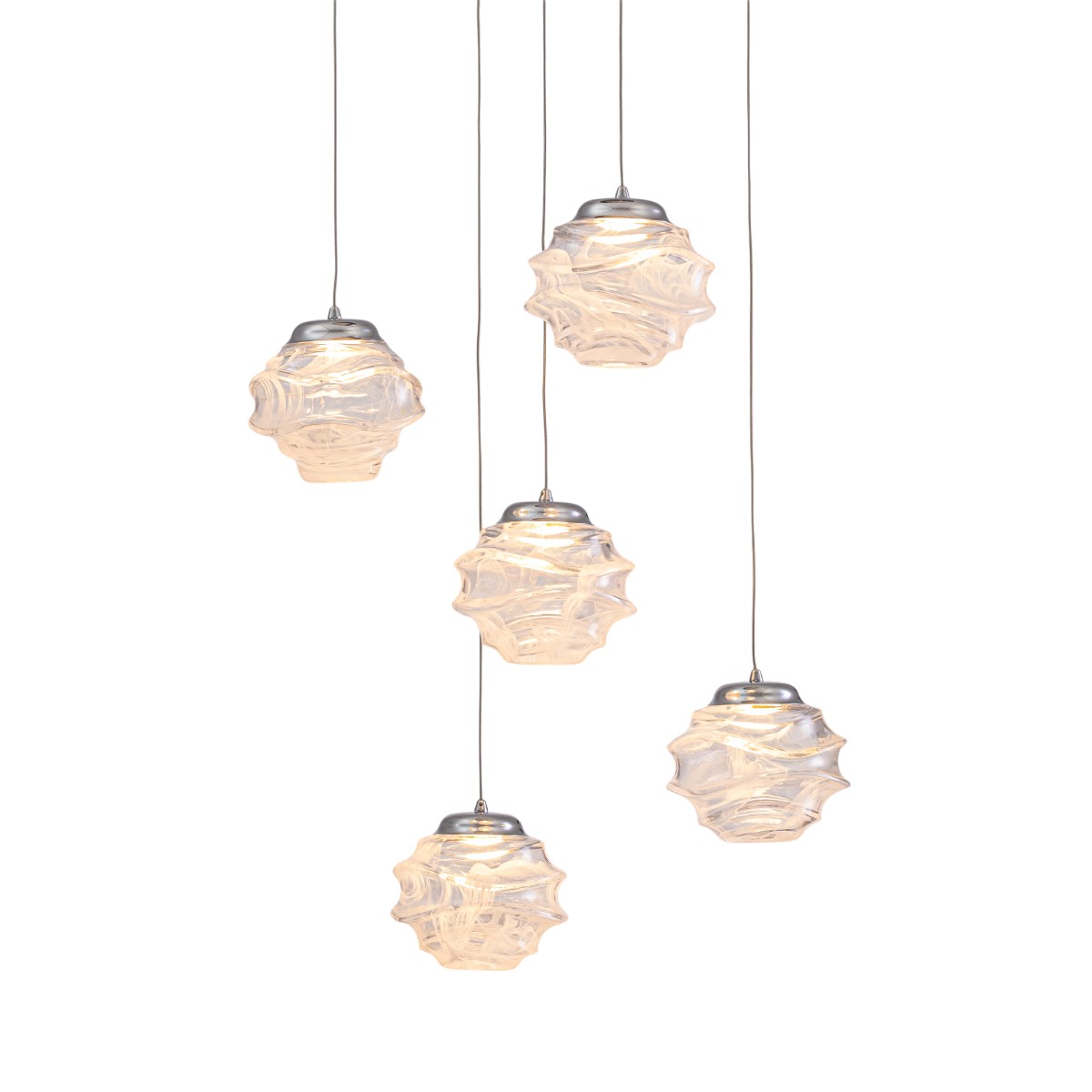 Подвесной светильник Delight Collection MD25030003 MD25030003-5A chrome/clear в Санкт-Петербурге