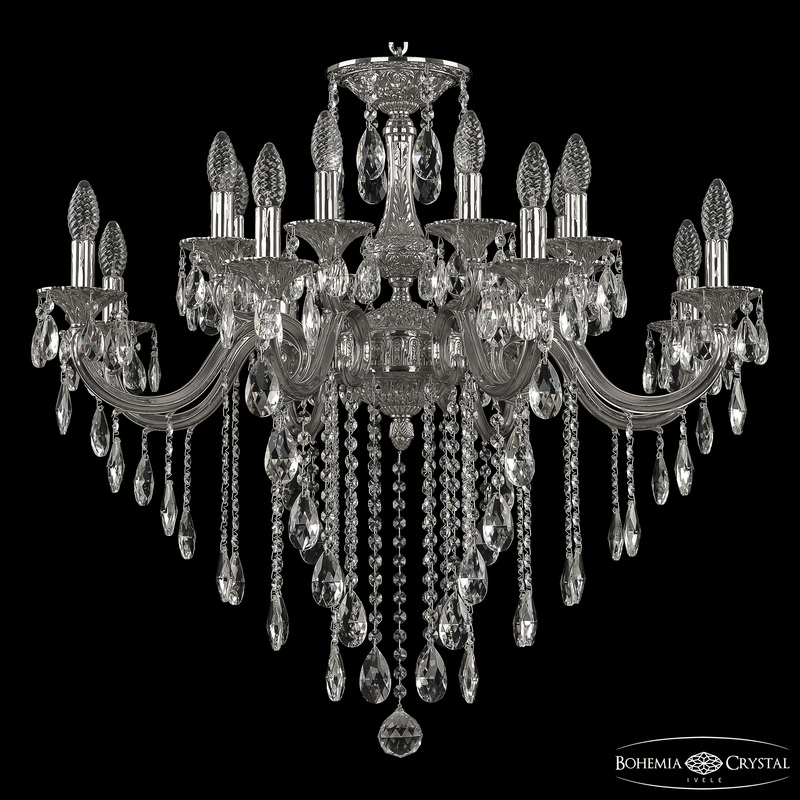 Подвесная люстра Bohemia Ivele Crystal Verona 72118/16/285 B Ni в Санкт-Петербурге