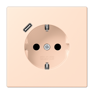 Розетка 2K+З USB Typ C Jung LC1520-18C228 в Санкт-Петербурге