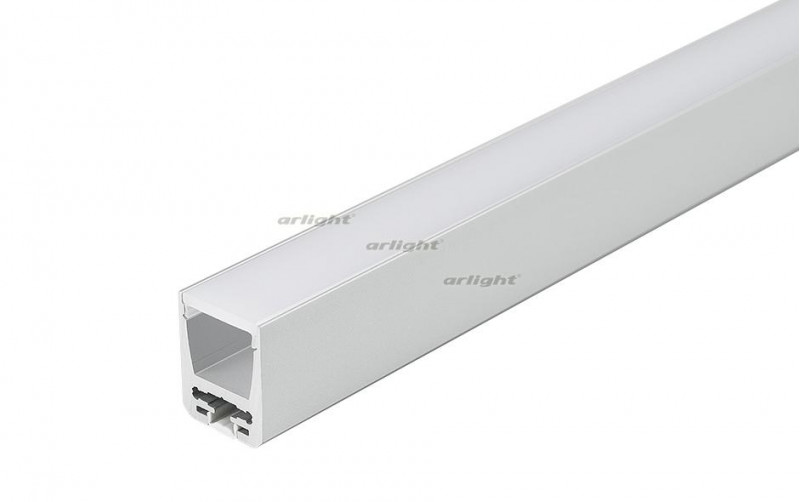 Профиль с экраном Arlight ALU-SWISS-20-2000 ANOD+FROST 024197 в Санкт-Петербурге