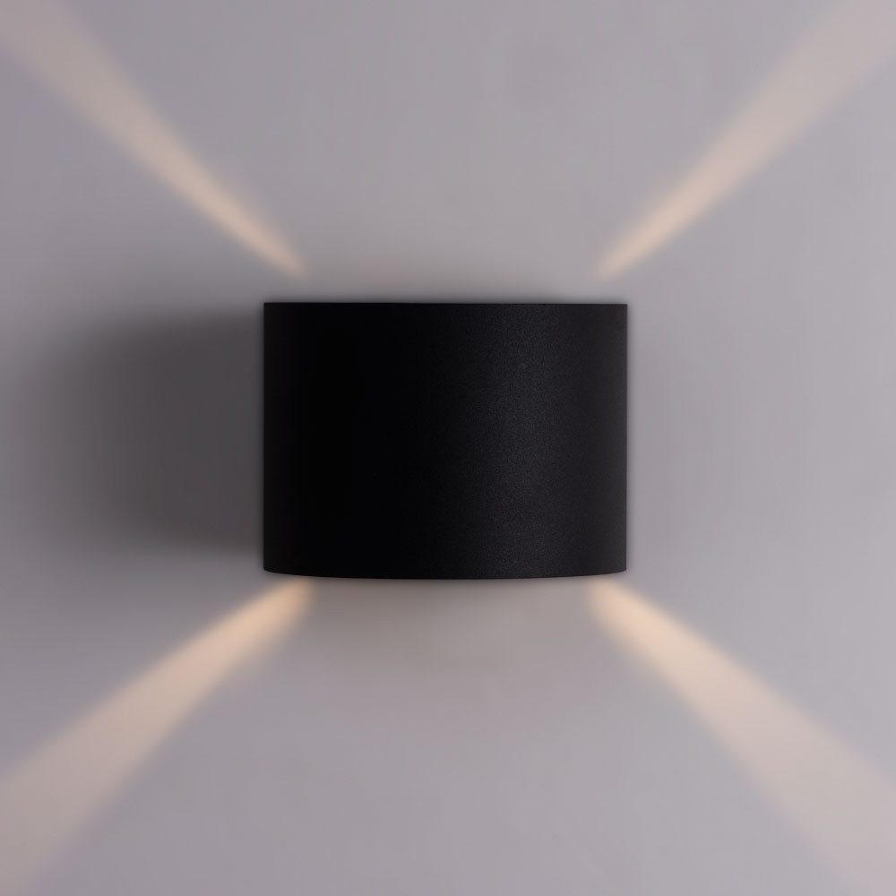 Уличный настенный светодиодный светильник Arte Lamp Rullo A1415AL-1BK в #REGION_NAME_DECLINE_PP#