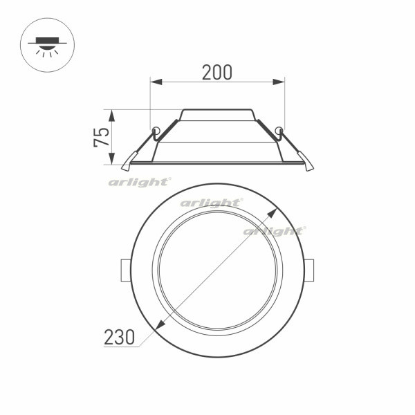 Светильник Downlight Arlight Cyclone 022522(1) в Санкт-Петербурге