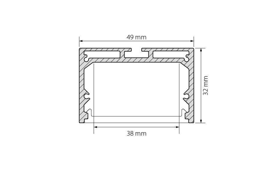 Профиль Arlight SL-LINE-4932-2000 ANOD 019308 в Санкт-Петербурге