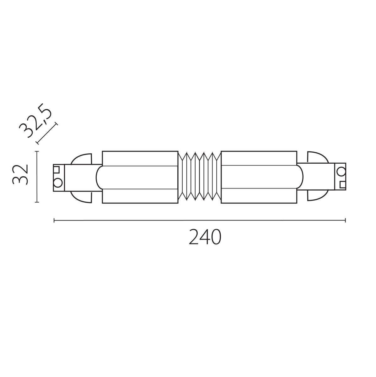 Соединение гибкое к треку 5040xx-(F)/(R) Lightstar Quattro 504157-FR в Санкт-Петербурге