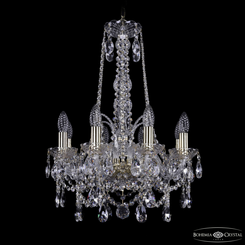 Подвесная люстра Bohemia Ivele Crystal 1411/8/141/h-62 G в Санкт-Петербурге
