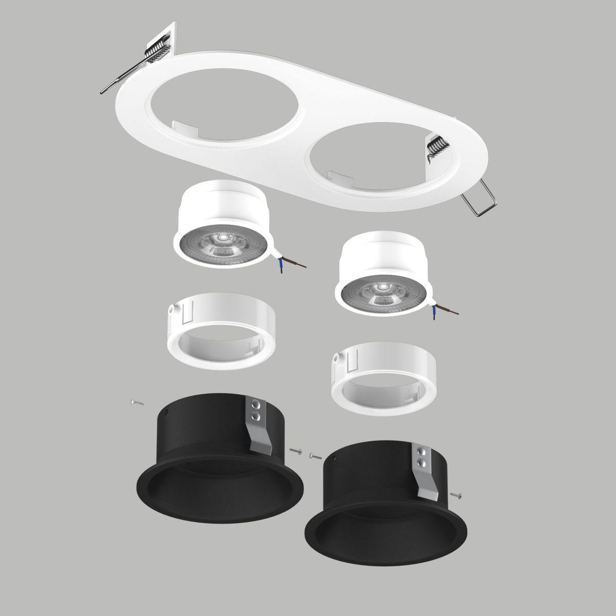Встраиваемый светильник Lightstar Domino (214656+214607+214607+214006+214006) D6560707WMOD в Санкт-Петербурге