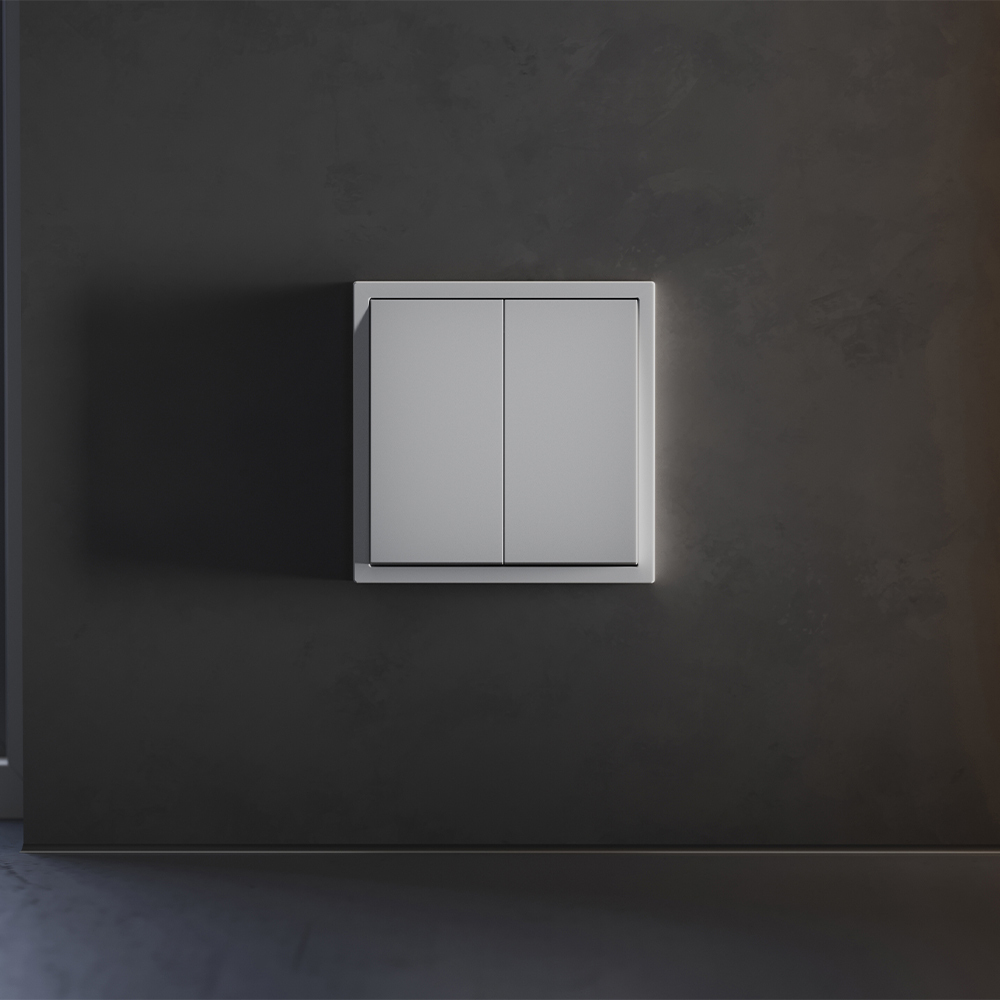 Клавиши для выключателя/переключателя двухклавишного Voltum S70 (серый) VLS000316 в #REGION_NAME_DECLINE_PP#