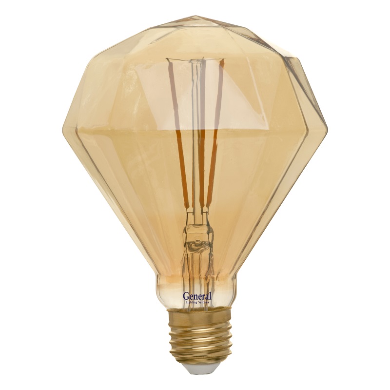 Филаментная светодиодная лампа General GLDEN-BS-10-230-E27-2700 655319 в Санкт-Петербурге