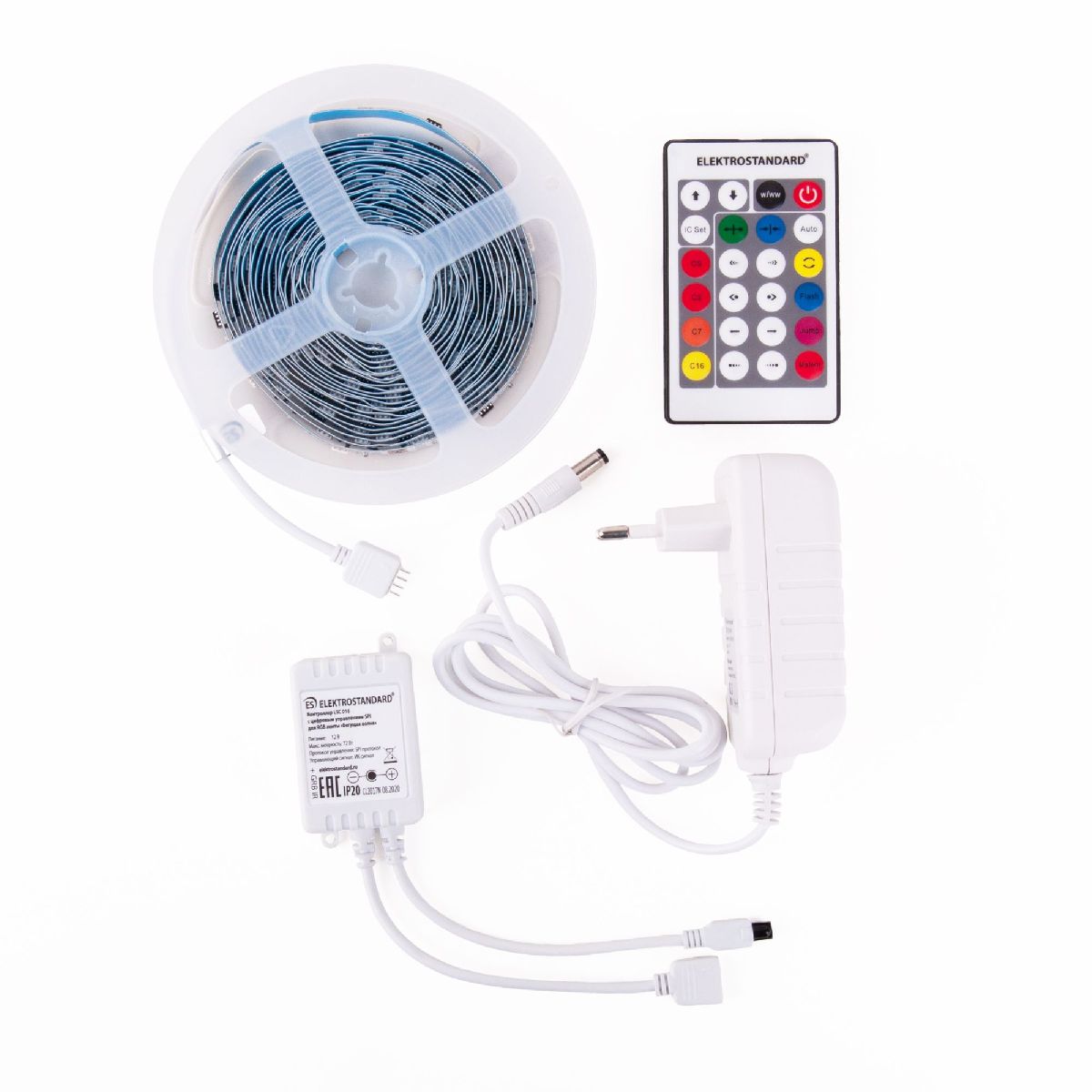 Набор светодиодной ленты Elektrostandard 12V 7,2W 30Led 50505 IP20 бегущая волна, 5м 4690389150333 a049848 в Санкт-Петербурге